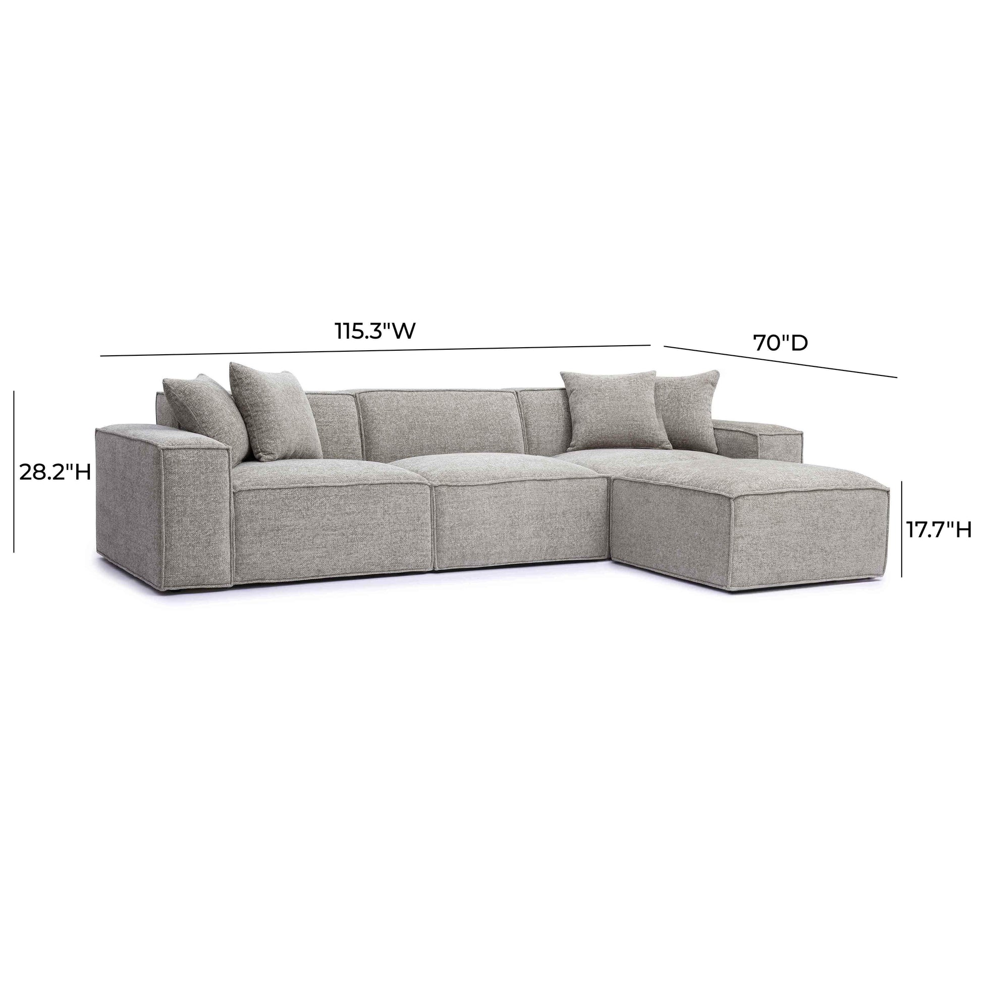 Mindy Sectional - Valyouweho