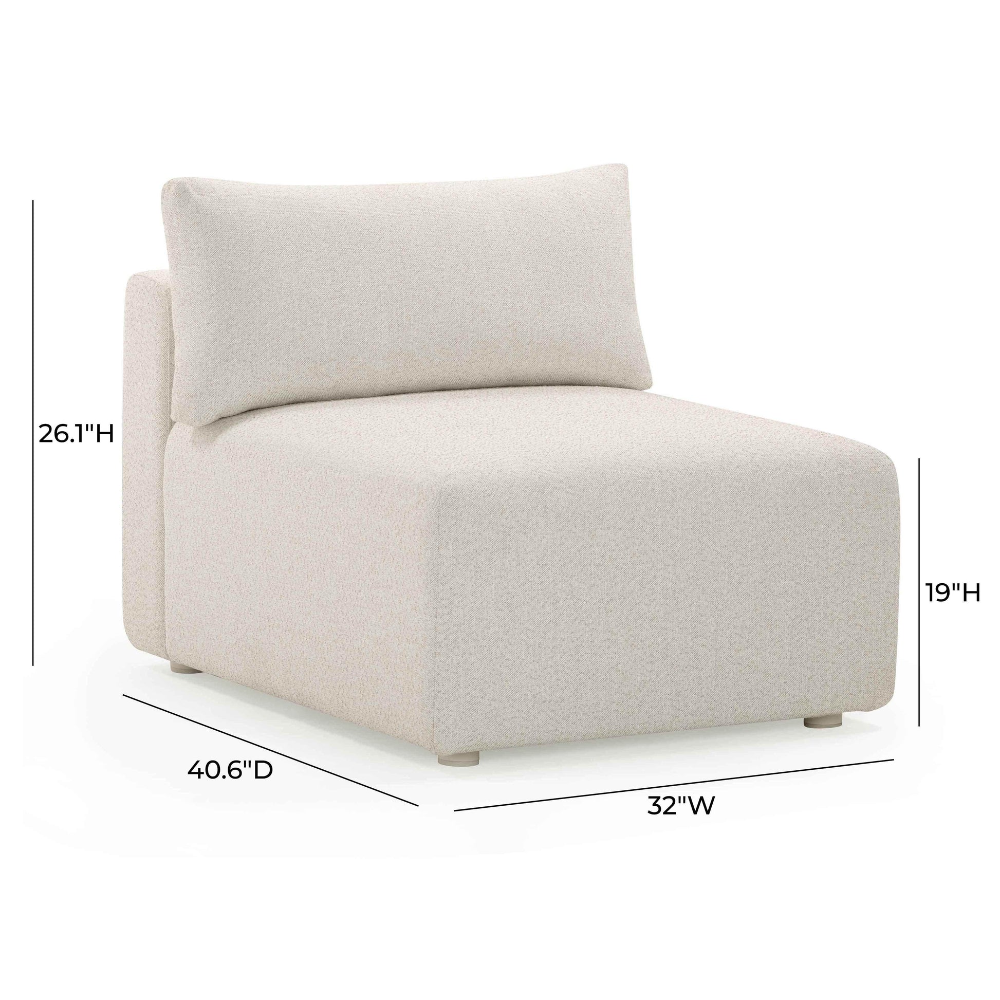 Hangover Outdoor Armless Chair - Valyouweho
