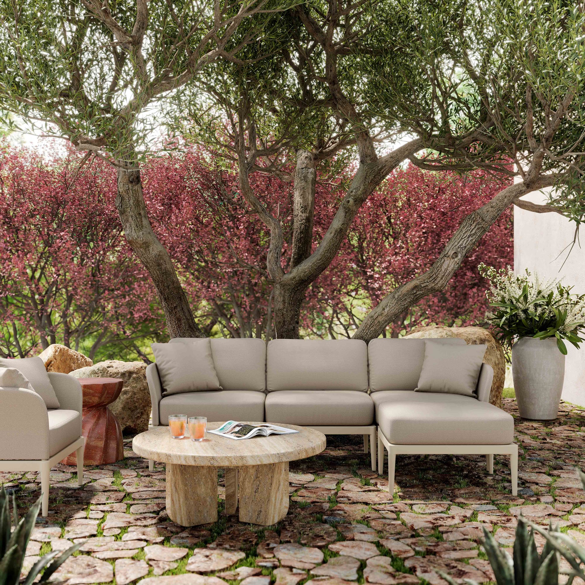 Kapri Modular Outdoor Armless Chair