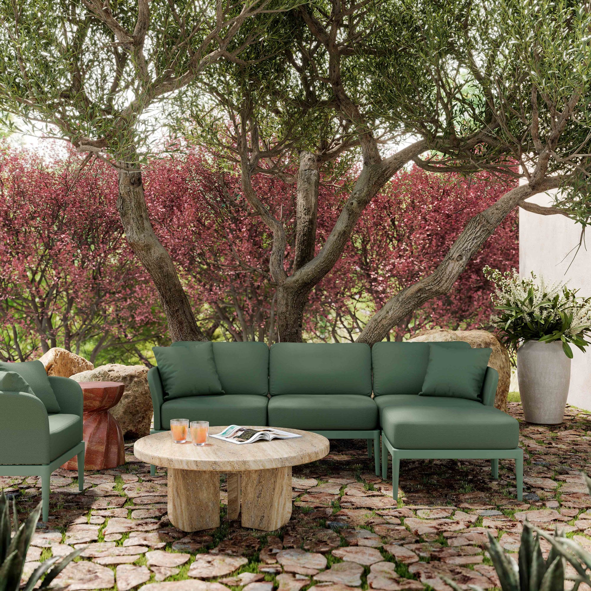 Kapri Modular Outdoor Armless Chair