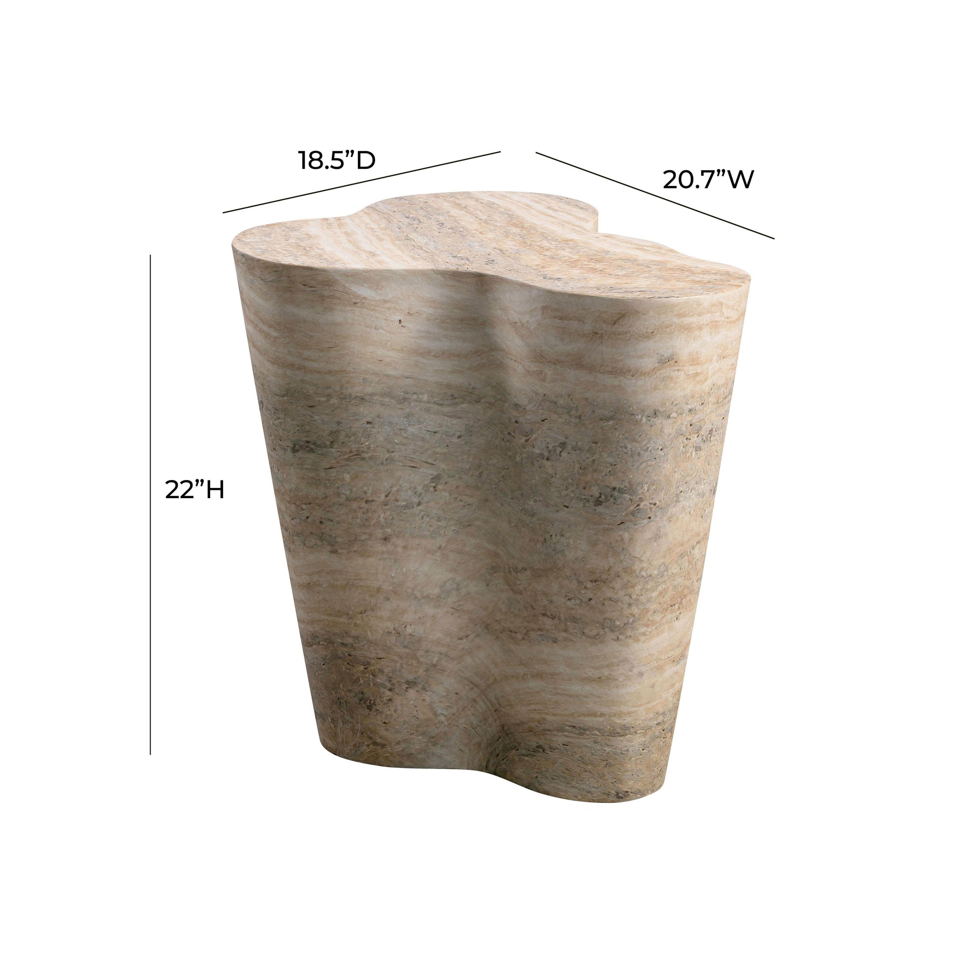 Slab Concrete Side Table - Valyouweho
