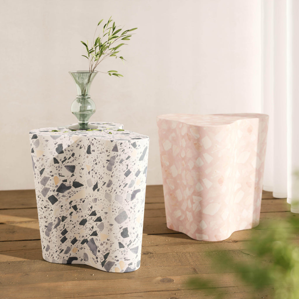 Slab Terrazzo Side Table - Valyouweho