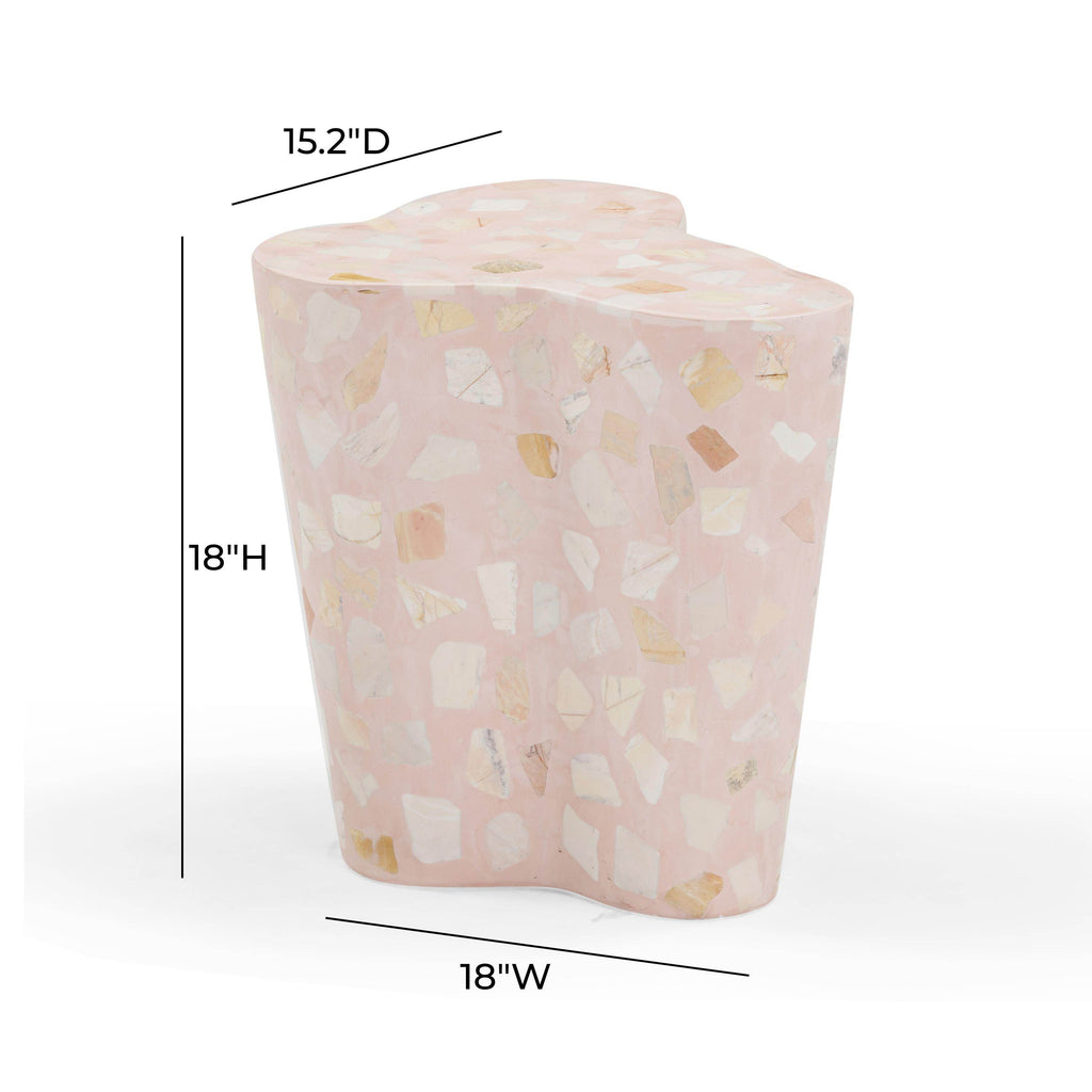 Slab Terrazzo Side Table - Valyouweho