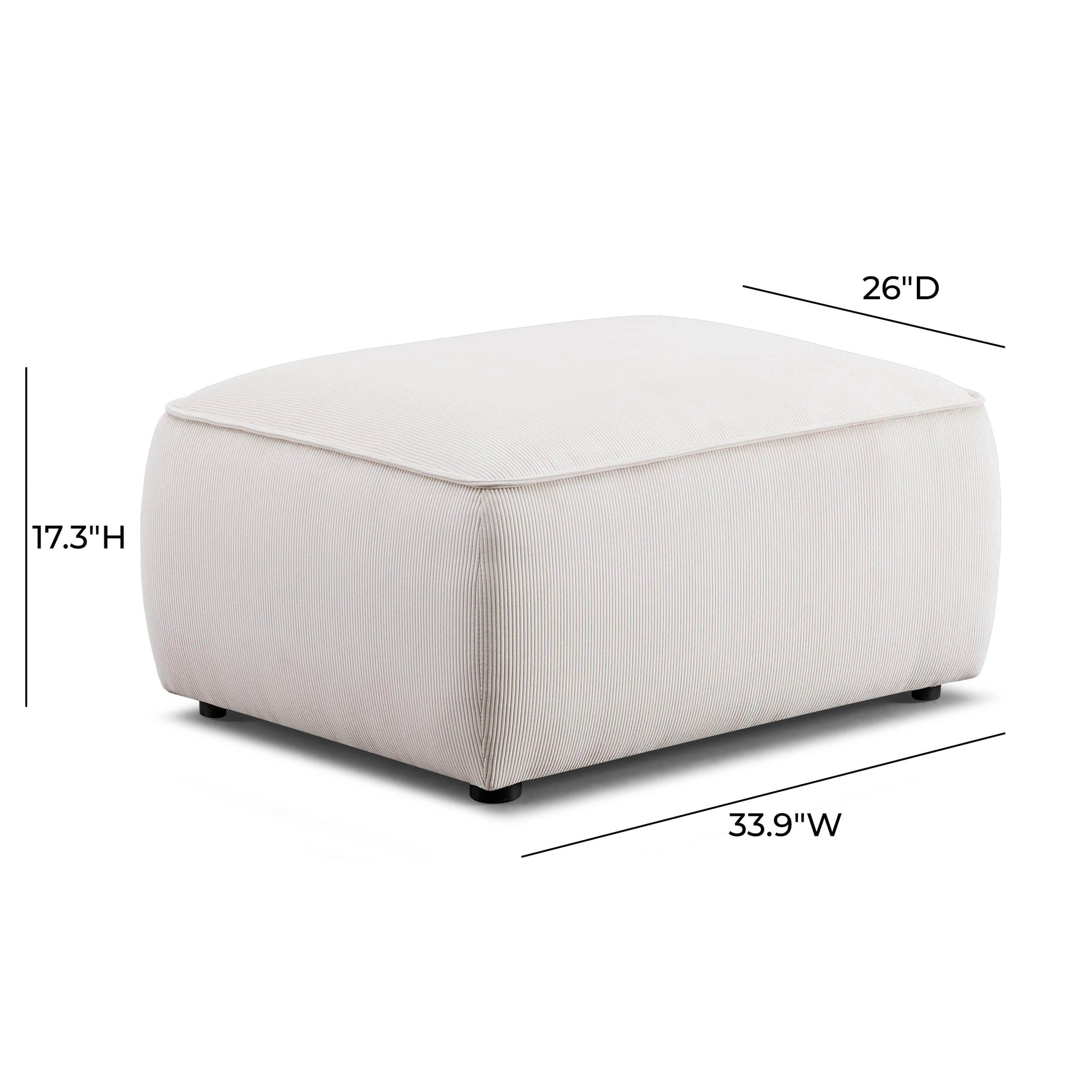 Travie Modular Ottoman - Valyouweho