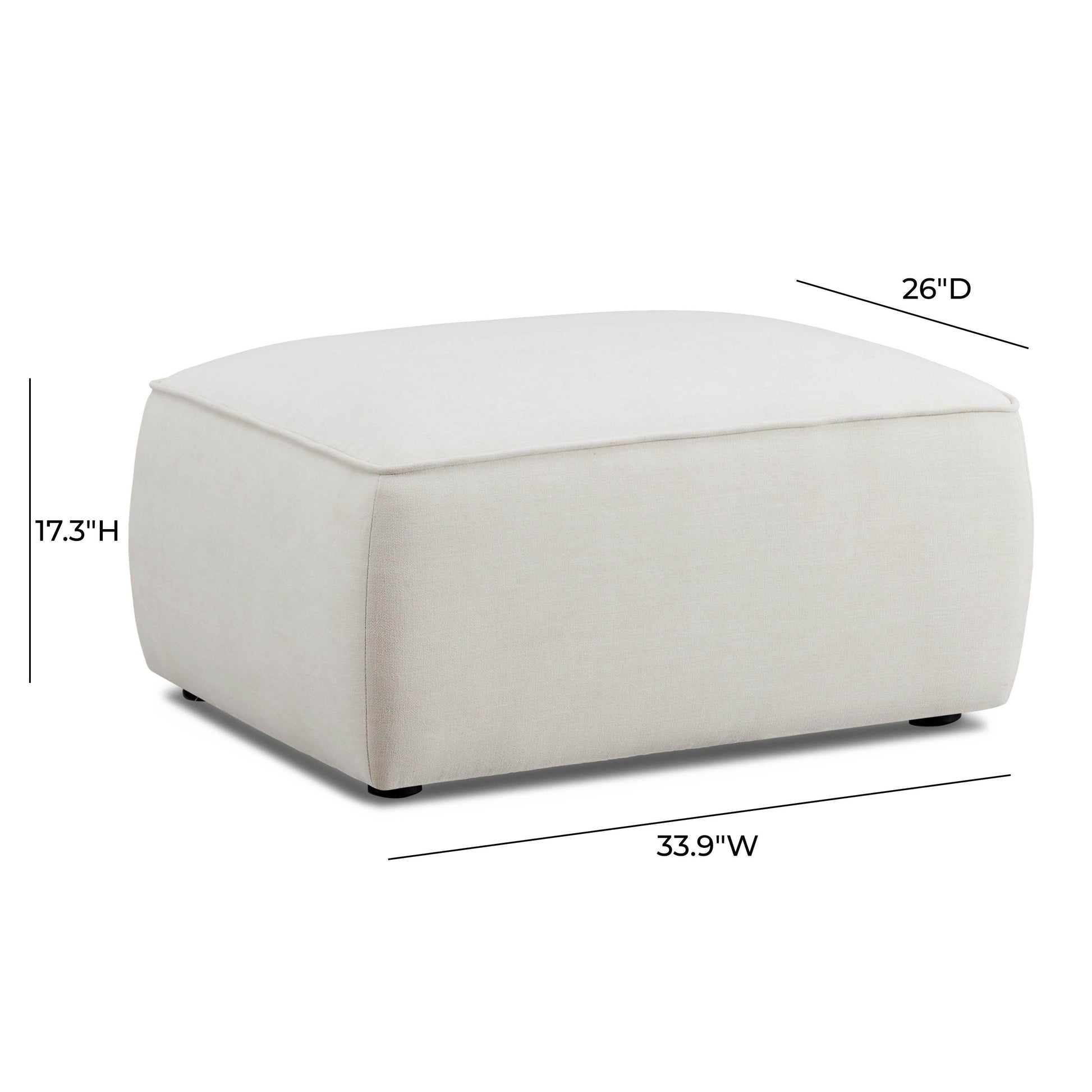 Travie Modular Ottoman - Valyouweho