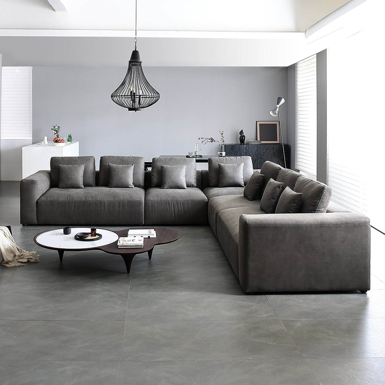 The 5th Closed L Sectional - Valyouweho