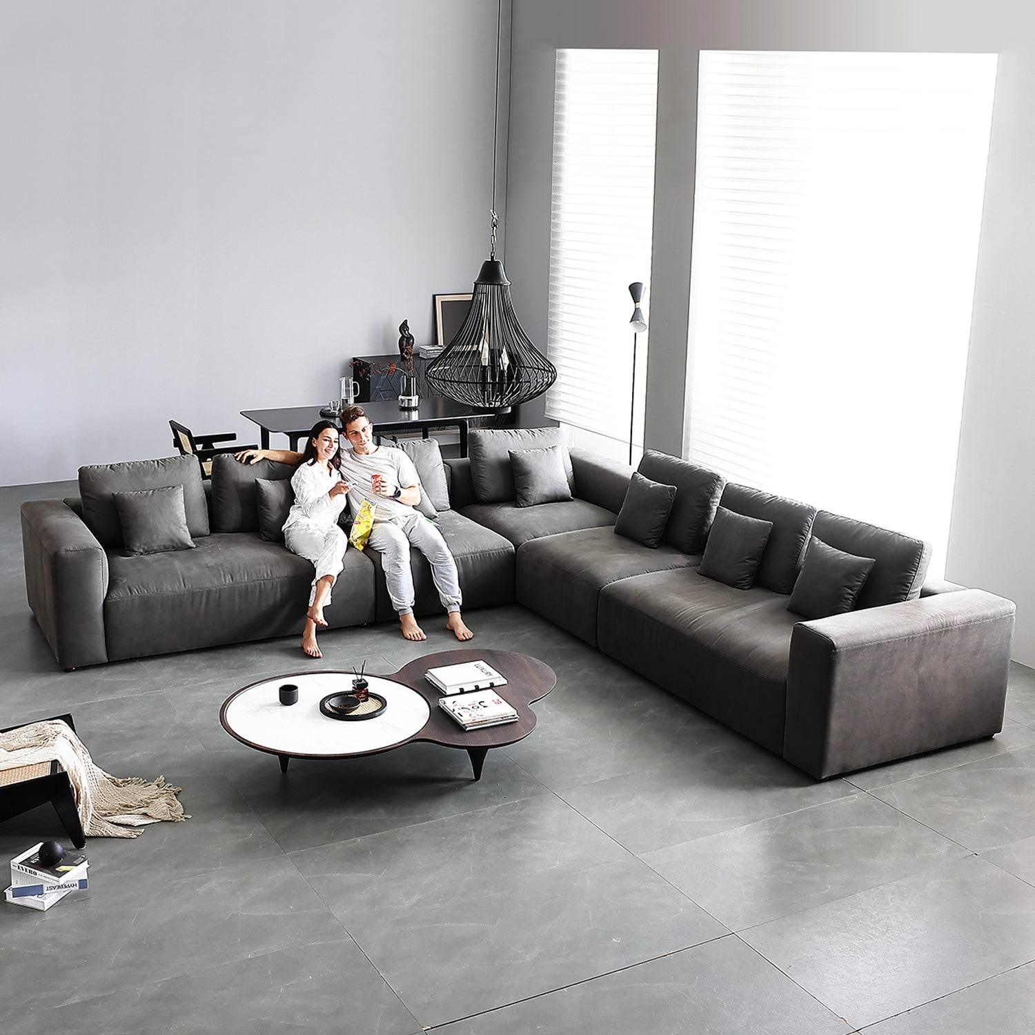 The 5th Closed L Sectional - Valyouweho